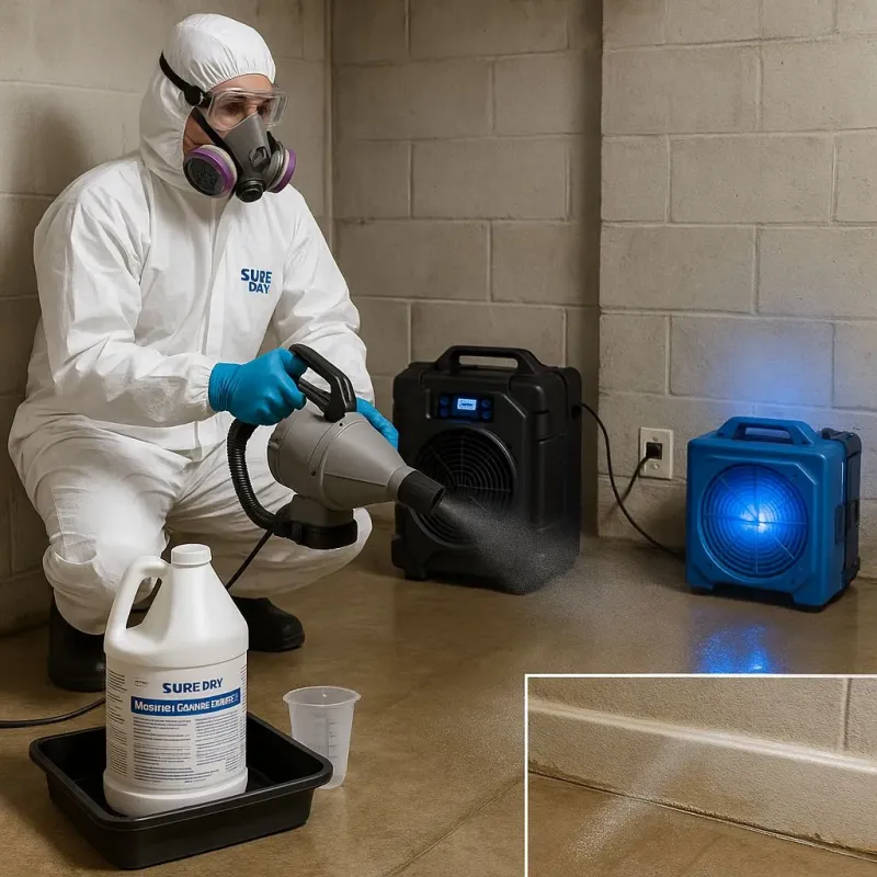 Sanitization and Odor Removal process in Bordentown, NJ