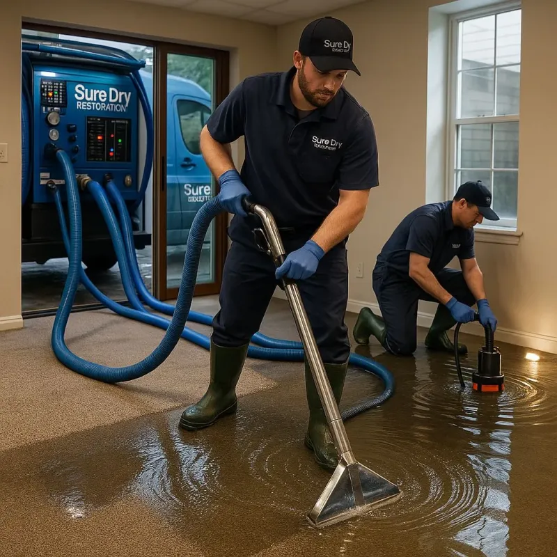 Water Extraction and Removal process in Bordentown, NJ